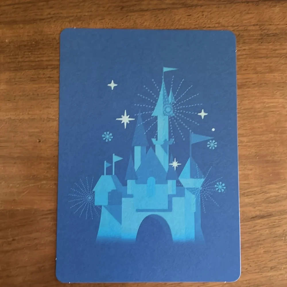 Disney post cards and tissue